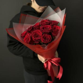 Розы красные 40 см (Эквадор)