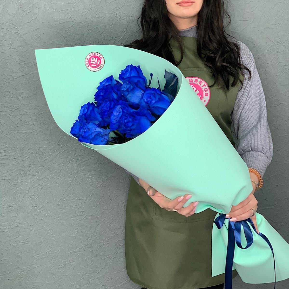 Синие розы 70 см (Эквадор)