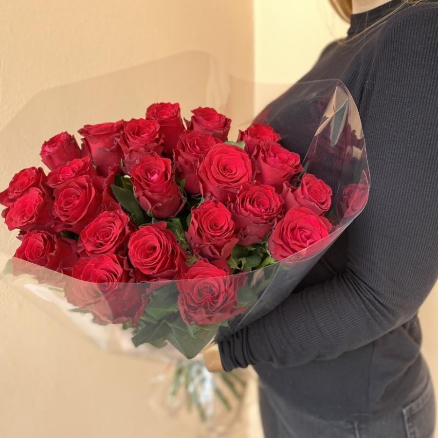 Розы красные 50 см (Эквадор)