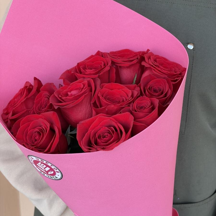 Розы красные 50 см (Эквадор)