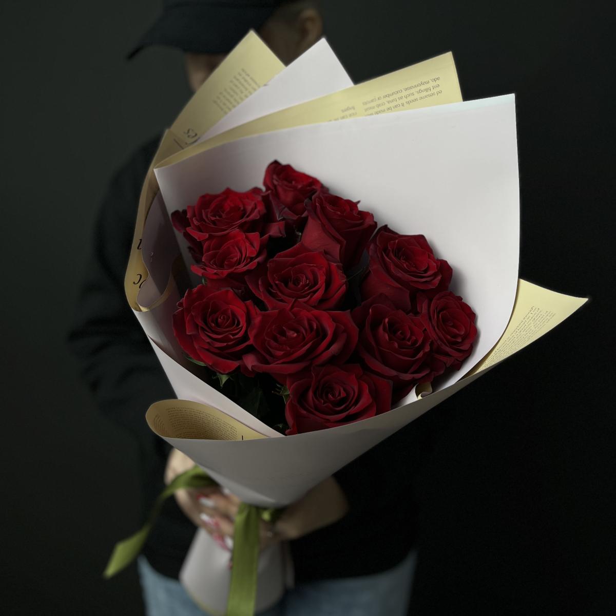 Розы Эквадор 40 см (Красный)