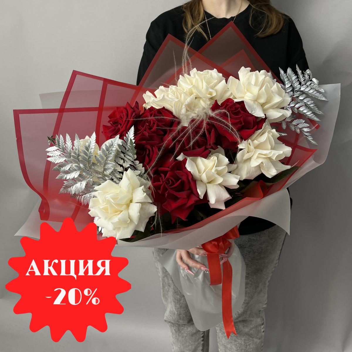 Розы 35 см 51 шт